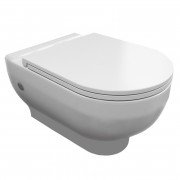 Унітаз підвісний Volle Virgo Rimless 36,3х54 см з кришкою soft-close кераміка білий 13-23-455