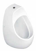 Писсуар подвесной Volle Virgo безободковый 35,5х40 см подвод воды сверху керамика белый 13-23-588T