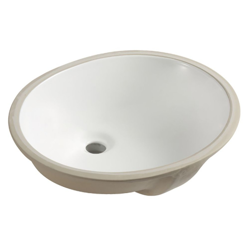 Раковина для ванної врізна Volle 49х40 см кераміка білий 13-01-04