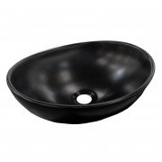 Раковина для ванної накладна Volle 40,5х33 см кераміка чорний матовий 13-01MBlack-180
