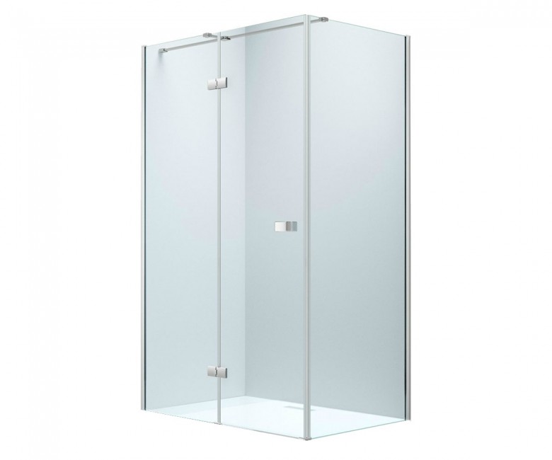 Душова кабіна Volle Libra розпашна ліва 120х80 см хром/прозоре скло 10-22-908Lglass