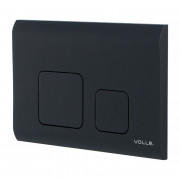 Кнопка смыва для унитаза Volle Cuadra Evo пластик черный soft-touch 222113