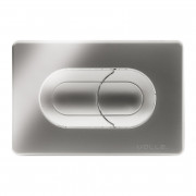 Кнопка смыва для унитаза Volle Ego Neo пластик матовый хром 221132
