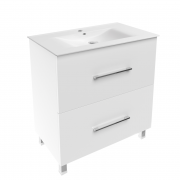 Тумба с раковиной Volle Nemo New 80 см напольная МДФ/ДСП белый 15-17-81N