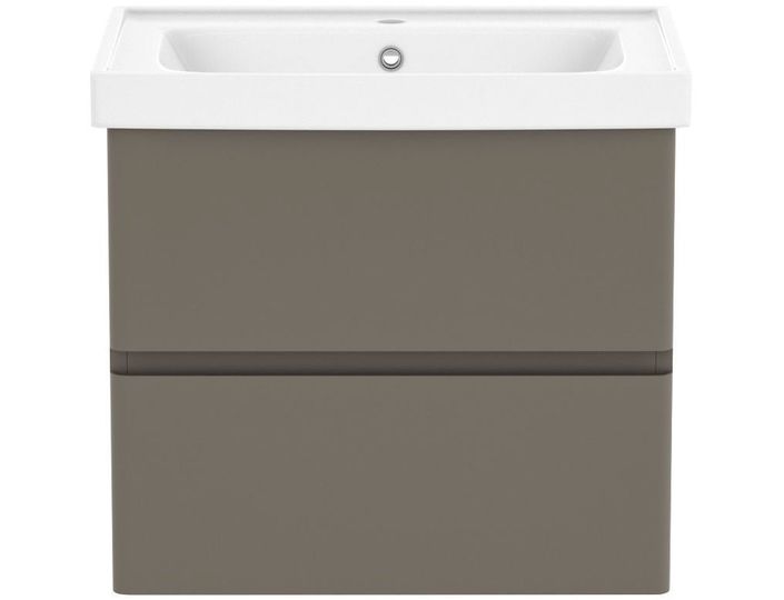 Тумба с раковиной Volle Oliva 65 см подвесная МДФ/ДСП капучино15-45-61C