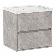 Тумба с раковиной Volle Teo 65 см подвесная ДСП бетон 15-88-61C