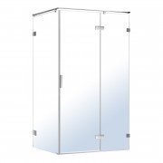 Душевая кабина Volle Nemo распашная правая 120х80 см зеркальный хром/прозрачное стекло 10-22-171Rglass