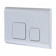 Кнопка смыва для унитаза Volle Cuadra Evo пластик хром 222111