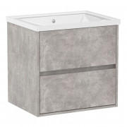 Тумба с раковиной Volle Teo 65 см подвесная ДСП бетон 15-88-61C