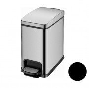 Ведро для мусора Volle 8 л с педалью черный 14-08-67B