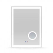 Дзеркало у ванну кімнату Volle 60х80 см підсвічування/диммер/підігрів/лінза 5X 16-13-600M