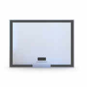 Дзеркало у ванну кімнату Volle 80х60 см підсвічування/підігрів/bluetooth/годинник 16-14-800