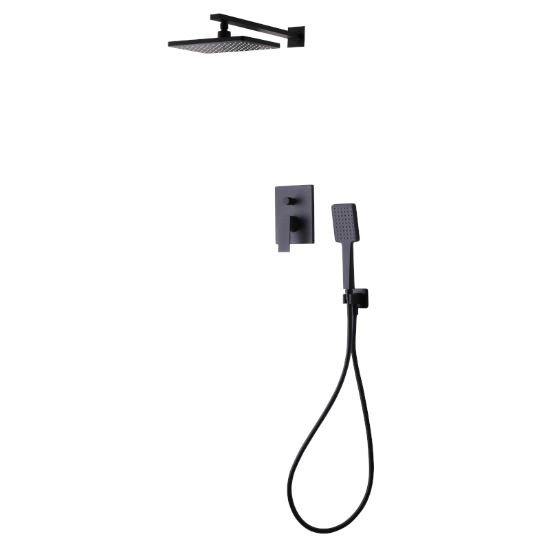 Душевая система скрытого монтажа Volle De la Noche черный 10-40-9400-black