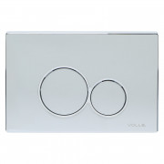 Кнопка смыва для унитаза Volle Viso Evo пластик хром 222121