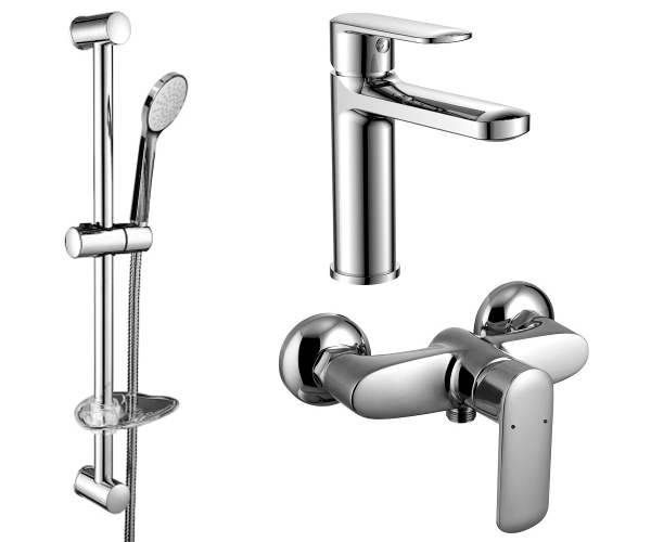 Набор смесителей для ванной Volle Fiesta со штангой хром 1515113161
