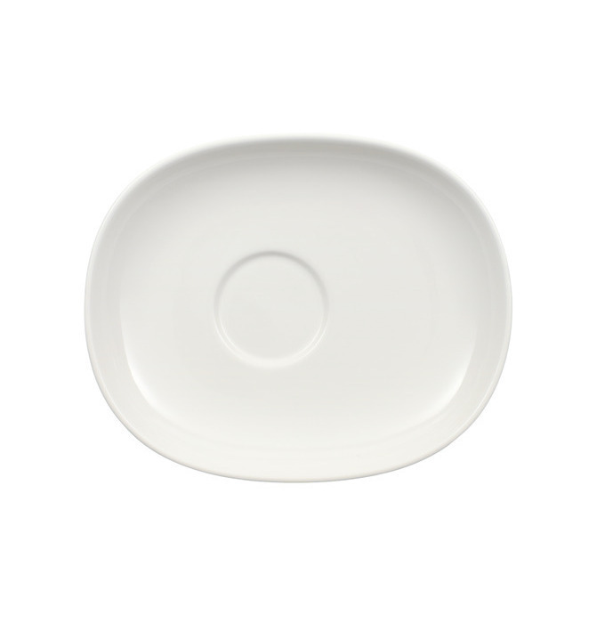 Блюдце Villeroy & Boch Urban Nature 16,5х13,5 см преміум фарфор білий 10-3452-1310