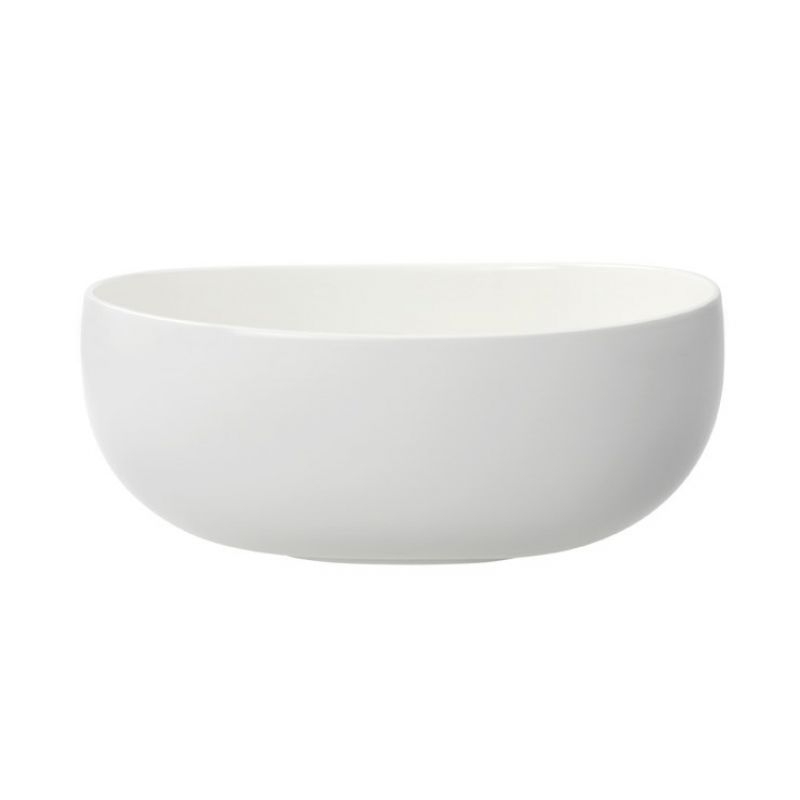 Салатниця овальна Villeroy & Boch Urban Nature 29,5х22 см преміум фарфор білий 10-3452-3160