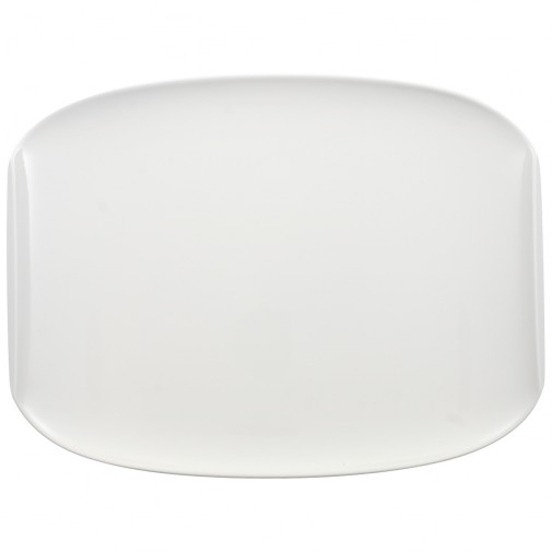 Тарелка плоская Villeroy & Boch Urban Nature 36x27,5 см премиум фарфор белый 10-3452-2775