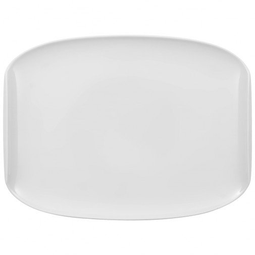 Тарілка плоска Villeroy & Boch Urban Nature 32x24,5 см преміум фарфор білий 10-3452-2621