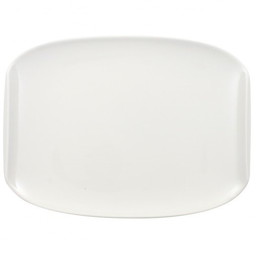 Тарілка плоска Villeroy & Boch Urban Nature 27x20 см преміум фарфор білий 10-3452-2651