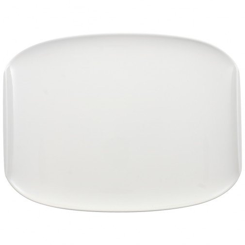 Тарілка плоска Villeroy & Boch Urban Nature 36x27,5 см преміум фарфор білий 10-3452-2775