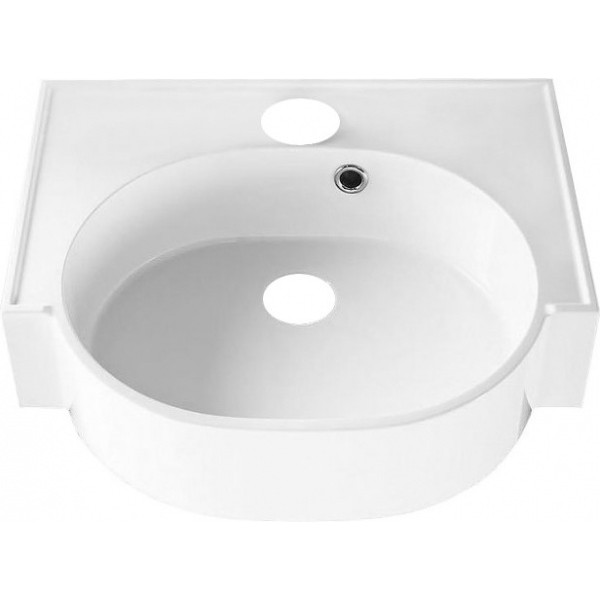 Раковина для ванної Fancy Marble Comfort 51х44, 5 см штучний камінь білий матовий 0905103