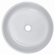 Раковина для ванної кімнати Fancy Marble Diana Ø42 см штучний камінь білий матовий 4904103