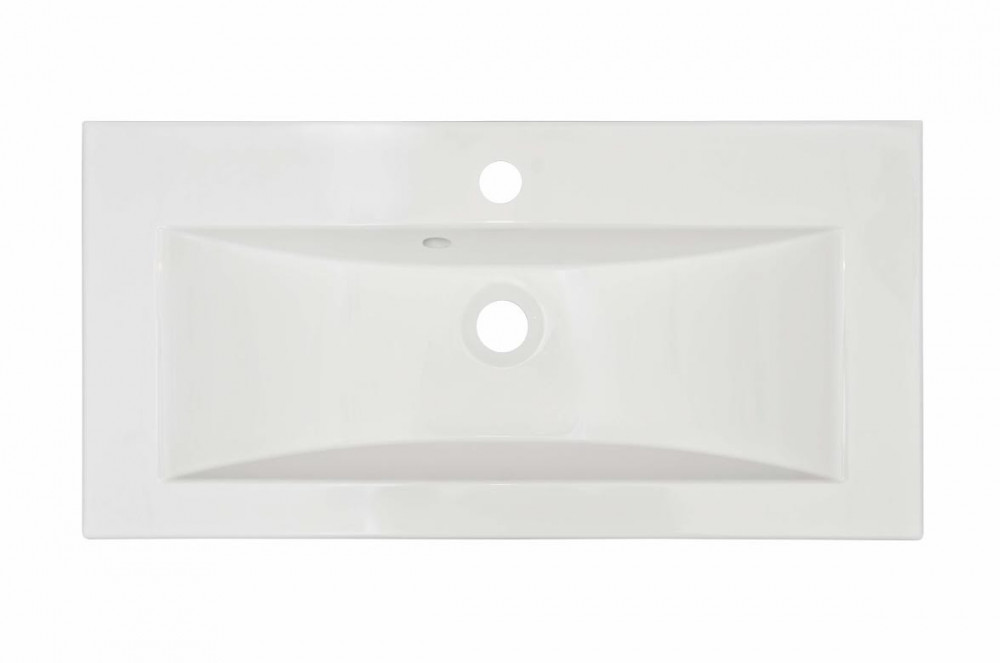 Раковина для ванной Fancy Marble Elina 69,3х34,6 см искусственный камень белый матовый 0507103