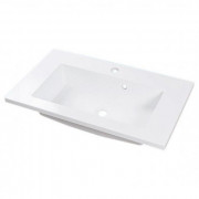 Раковина для ванної Fancy Marble Josefine Slim 69,8 х39, 8 см штучний камінь білий матовий 5507103