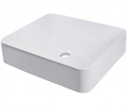 Раковина для ванної Fancy Marble Kim 44,7 х37, 7 см штучний камінь білий матовий 5004103