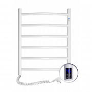 Рушникосушарка електрична Navin Камелія 480х600 лівий сенсор із таймером пофарбована сталь білий 12-007133-4860