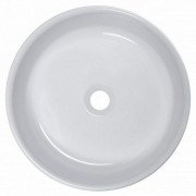 Раковина для ванної кімнати Fancy Marble Diana Ø42 см штучний камінь білий матовий 4904103