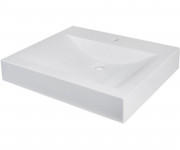 Раковина для ванной Fancy Marble Lily 70х50 см искусственный камень белый матовый 4207103