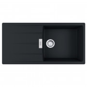 Мийка для кухні Franke Centro CNG 611-100 100х50 см Fragranite чорний матовий 114.0630.444