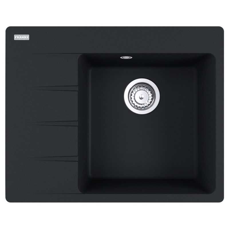 Мийка для кухні Franke Centro CNG 611-62 TL 62х50 см Fragranite чорний матовий 114.0630.450