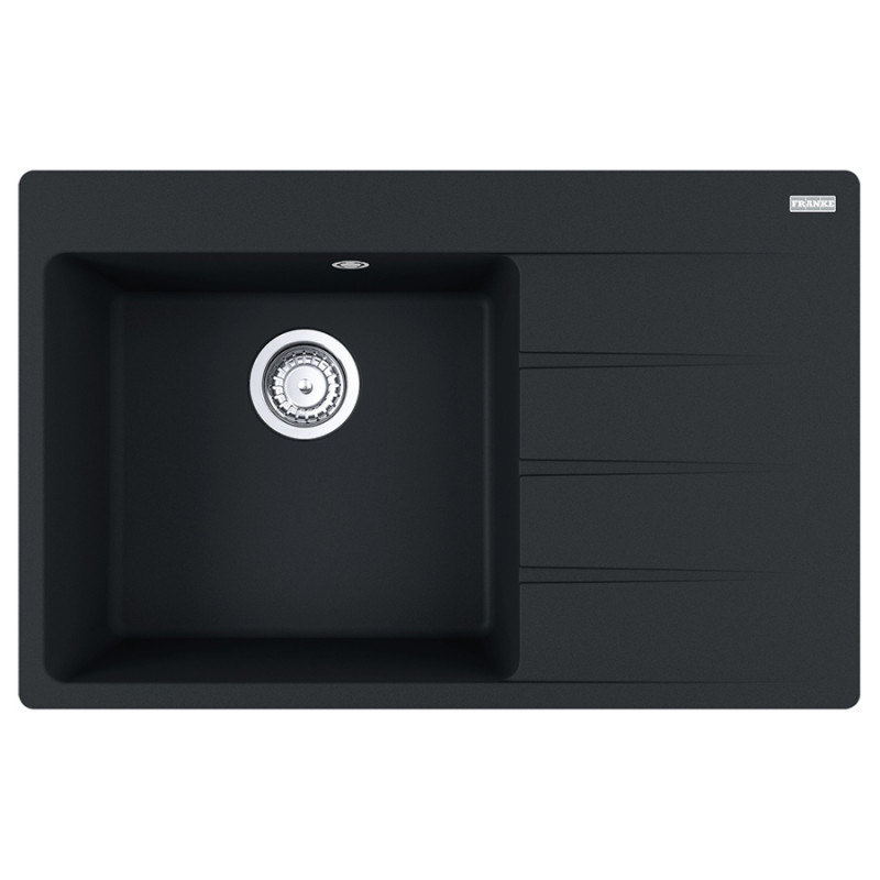 Мойка для кухни Franke Centro CNG 611-78 TL 78х50 см Fragranite черный матовый 114.0630.474