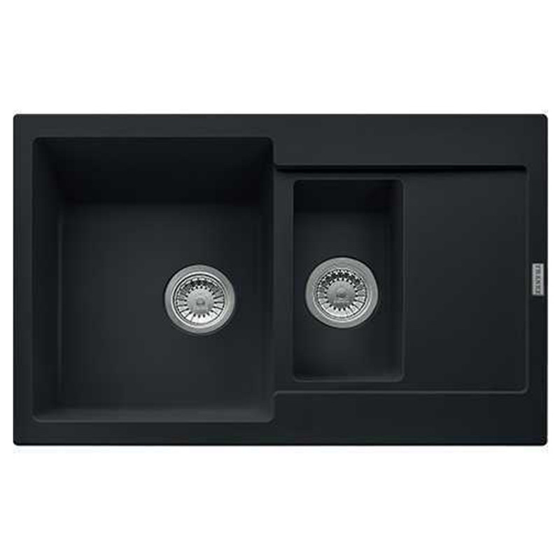 Мийка для кухні Franke Maris MRG 651-78 78х50 см Fragranite чорний матовий 114.0631.461