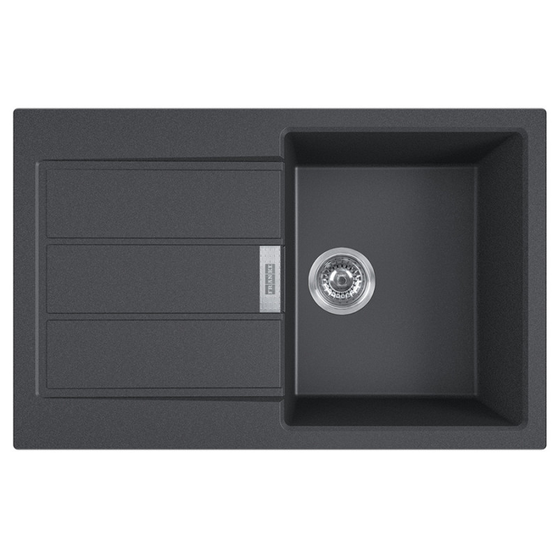 Мийка для кухні Franke Sirius 2.0 S2D 611-78 78х50 см Tectonite чорний 143.0621.190
