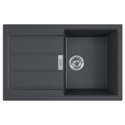 Мойка для кухни Franke Sirius 2.0 S2D 611-78 78х50 см Tectonite черный 143.0621.190