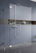 Душова перегородка фронтальна частина Radaway Euphoria Walk-in VI 100 см хром/прозоре скло 383172-01-01