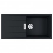 Мийка для кухні Franke Centro CNG 611-100 100х50 см Fragranite чорний матовий 114.0630.444