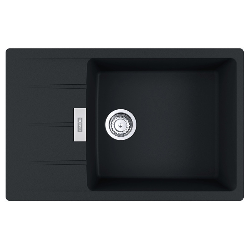 Мойка для кухни Franke Centro CNG 611-78 XL 78х50 см Fragranite черный матовый 114.0630.434