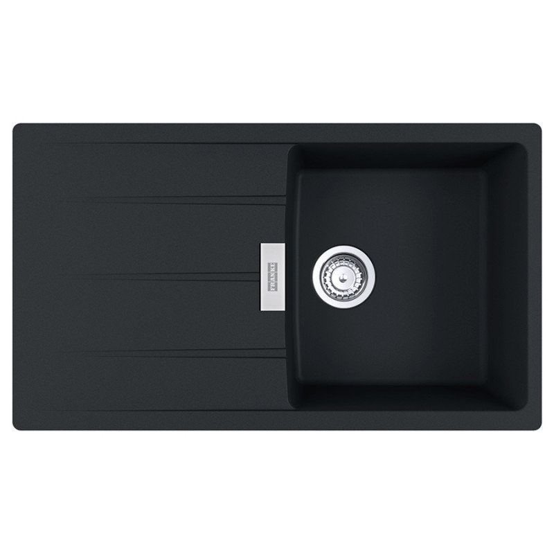 Мийка для кухні Franke Centro CNG 611-86 86х50 см Fragranite чорний матовий 114.0630.440