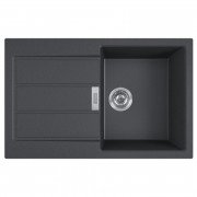 Мойка для кухни Franke Sirius 2.0 S2D 611-78 78х50 см Tectonite черный 143.0621.190
