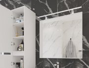 Зеркало в ванную комнату Radaway Elegant c LED подсветкой 80x80 см белый D1103-8080