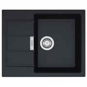 Мойка для кухни Franke Sirius S2D 611-62 62х50 см Tectonite черный 143.0627.288