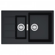 Мойка для кухни Franke Sirius S2D 651-78 78х50 см Tectonite черный 143.0632.385