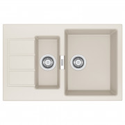 Мойка для кухни Franke Sirius S2D 651-78 78х50 см Tectonite маскарпоне 143.0632.389