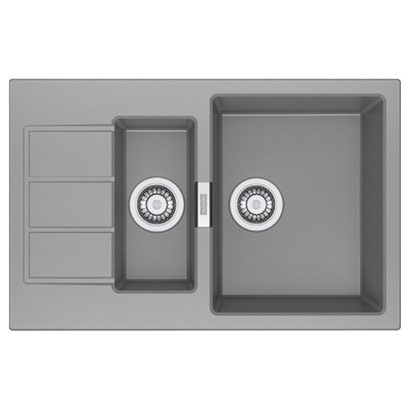 Мойка для кухни Franke Sirius S2D 651-78 78х50 см Tectonite серый 143.0632.391