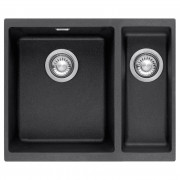 Мийка для кухні Franke Sirius SID 160 56х44 см під стільницю Tectonite чорний 144.0649.563